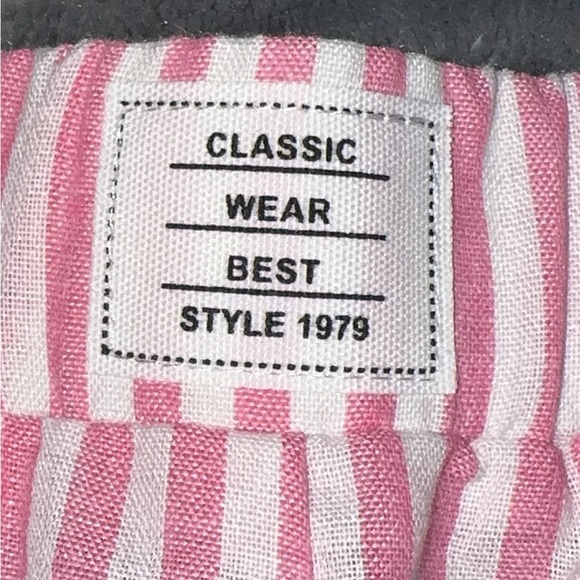 Pink and White Striped Shorts! - Picture 3 of 4